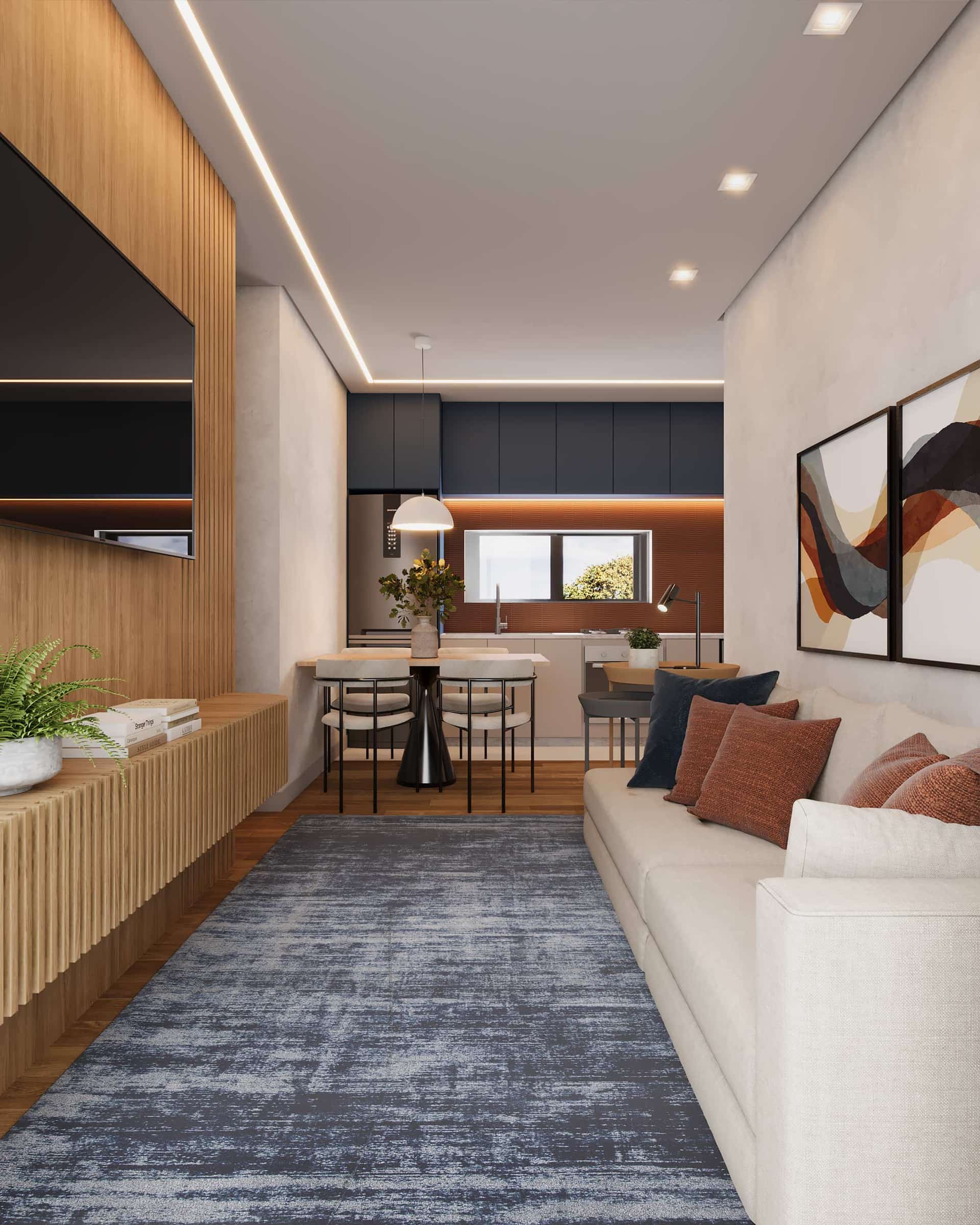 Apartamento com 2 quartos 1 suíte no Portão